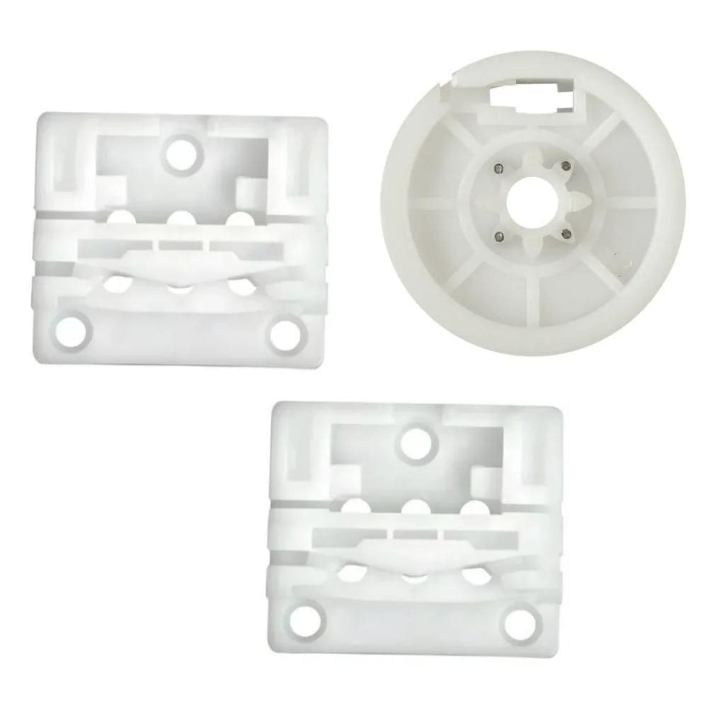 Kit 2 Arrastes + 1 Roldana Vidro Elétrico Troller