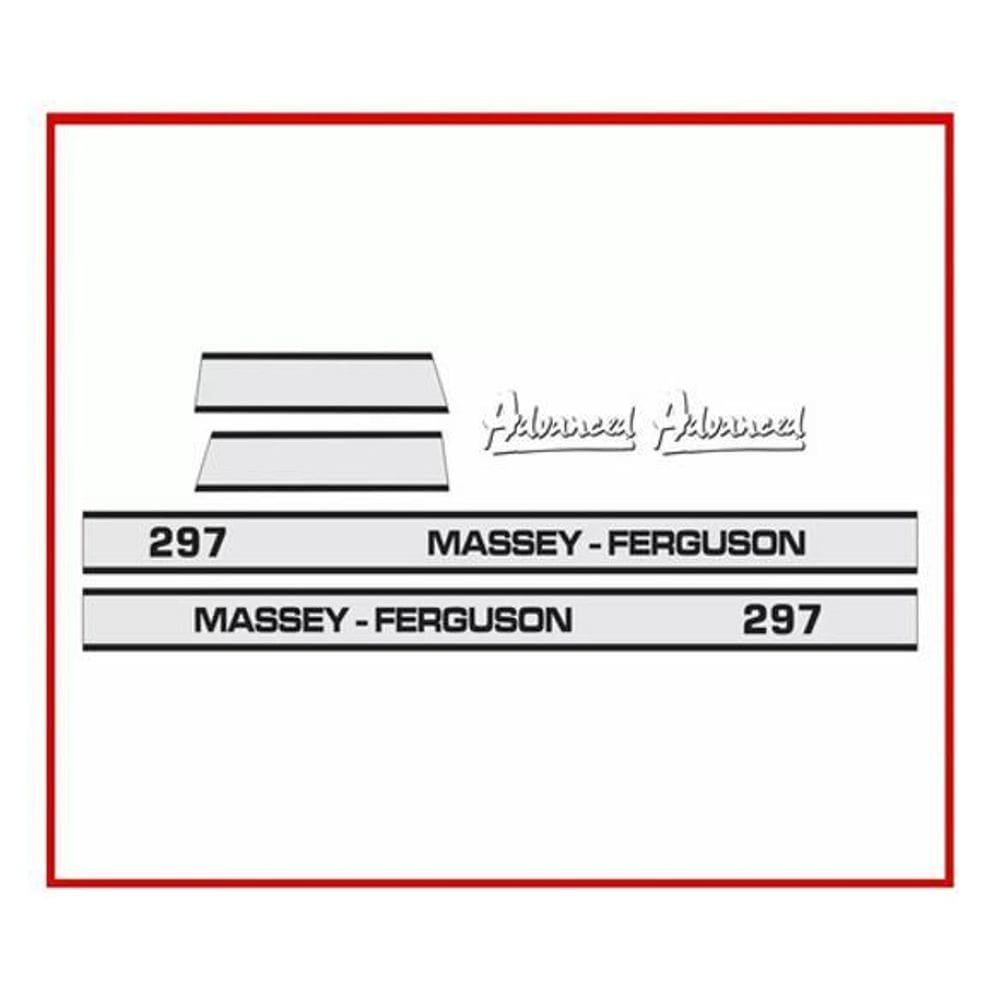 Kit Adesivos Massey Ferguson 297 Advanced Completo