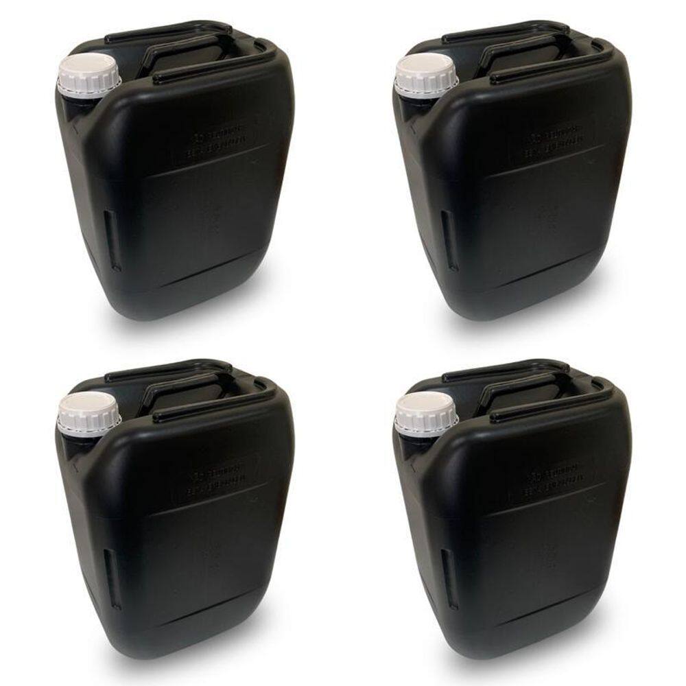 Bombona Preta Reciclada De Grande Volume - 4 Pçs