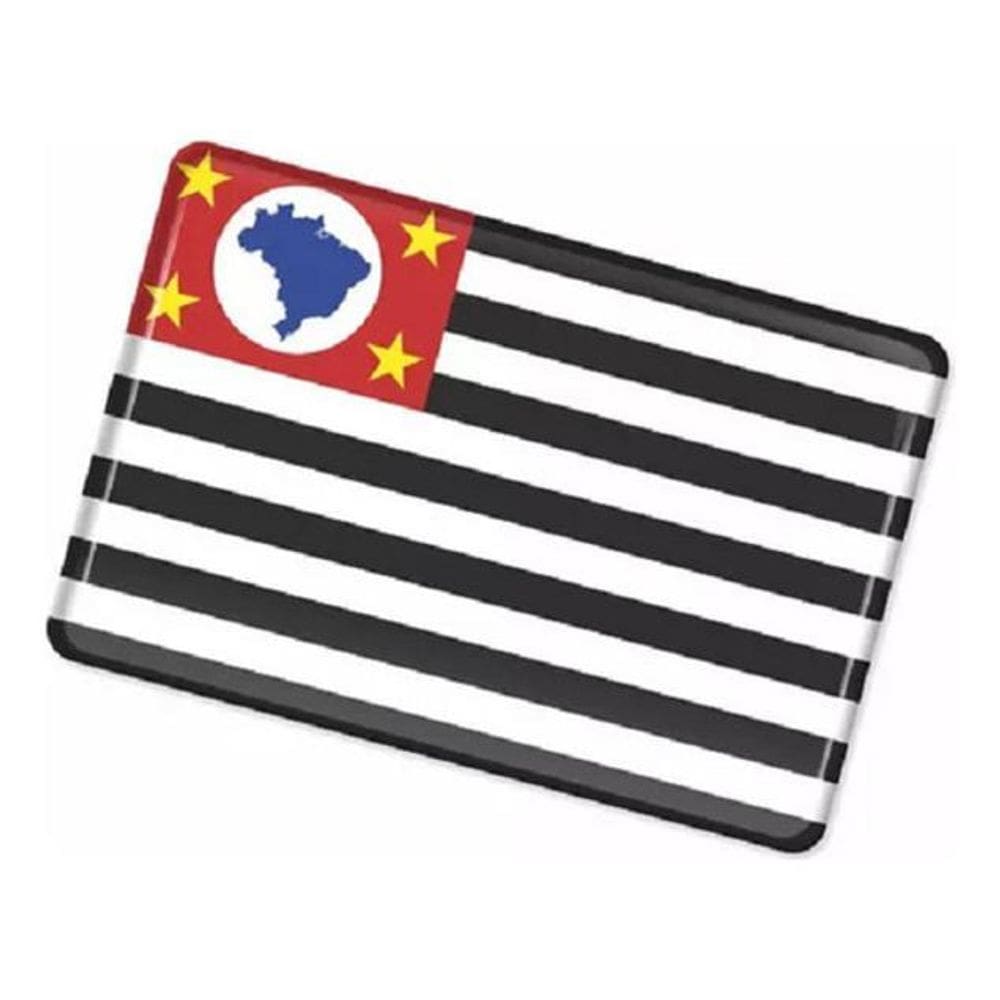 Adesivo Bandeira Carro Moto Capacete Resinado Bd42
