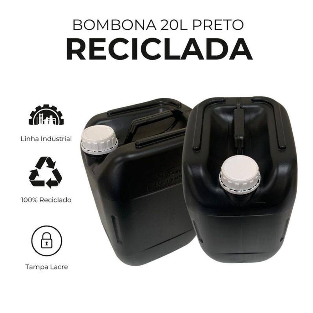 Bombona Reciclada Ecológica Com Tampa - 2 Pçs