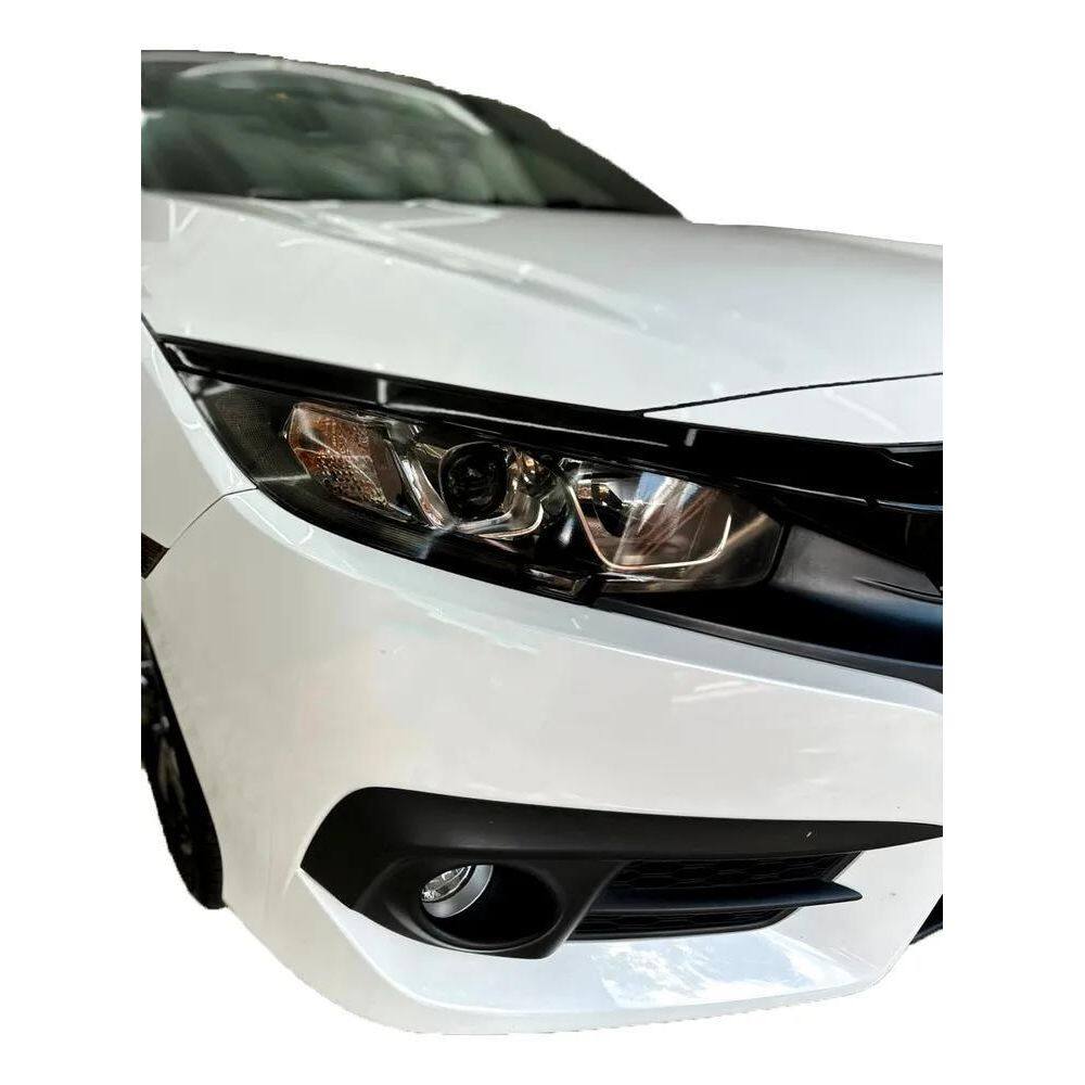 2X Fume Claro Brilhante Pelicula Farol Lanterna Alltak 2Mt