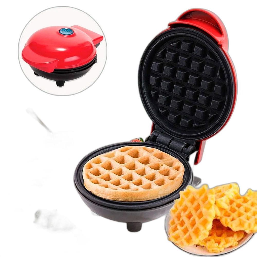 Mini Waffle Máquina Compacta Para Crianças E Adultos 110V