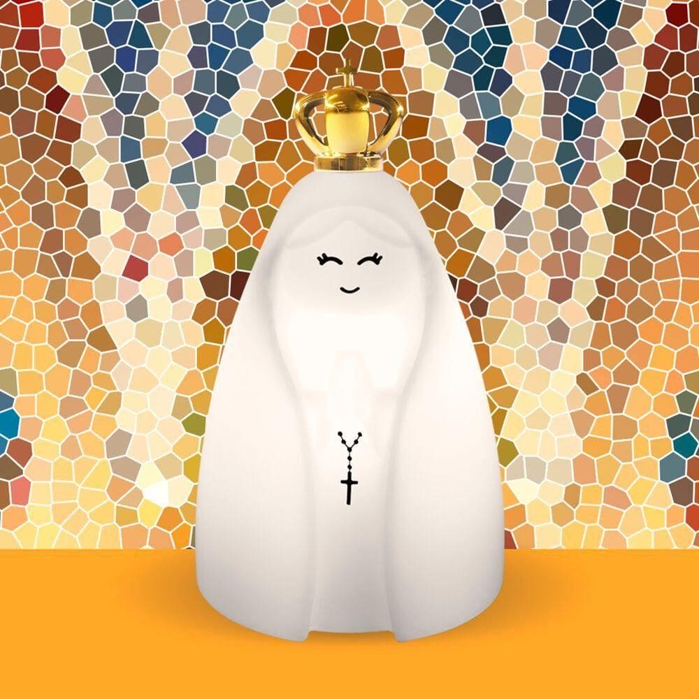 Luminária Nossa Senhora Decoração Oratório Luz Indireta Bivolt