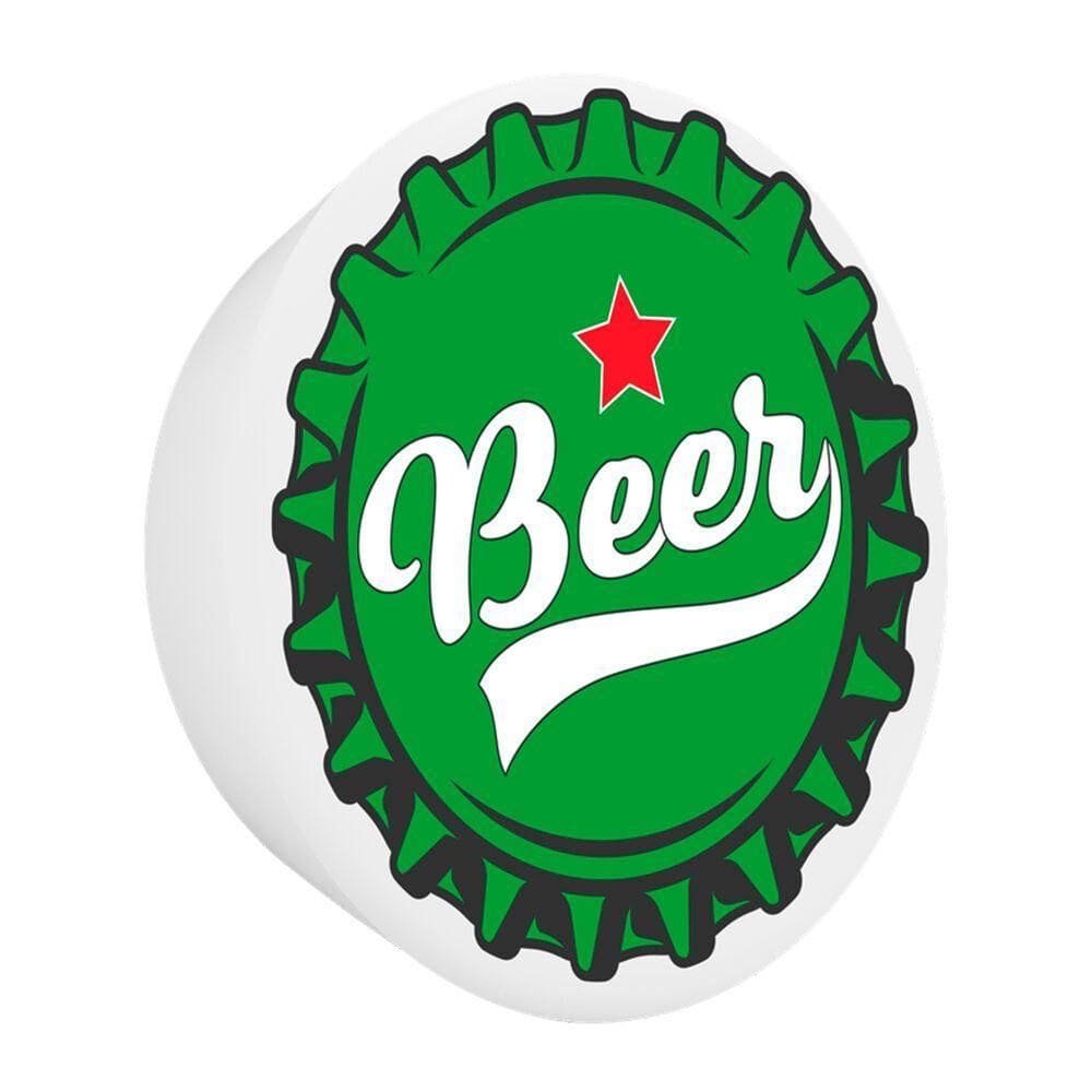 Luminária De Parede Decoração Bar Arandela Tampinha Beer Bivolt