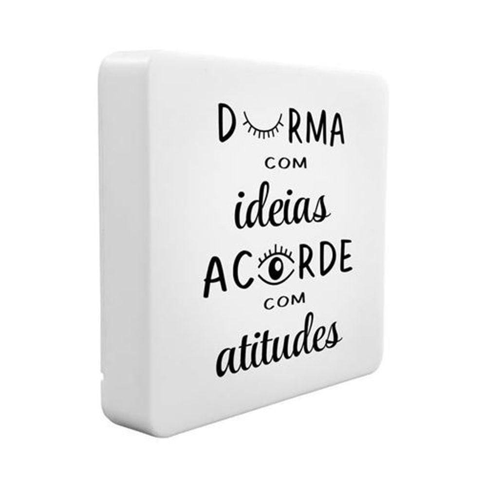 Luminária Box Slim Durma Acorde Usb