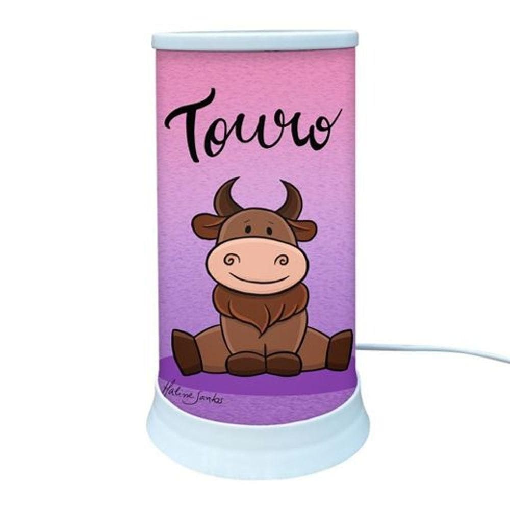 Luminária De Mesa Hug Signo Touro