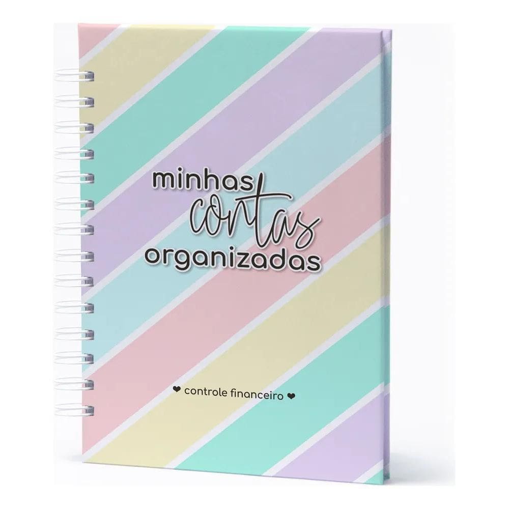 2X Caderno De Controle Financeiro - Planner Organizador Cont