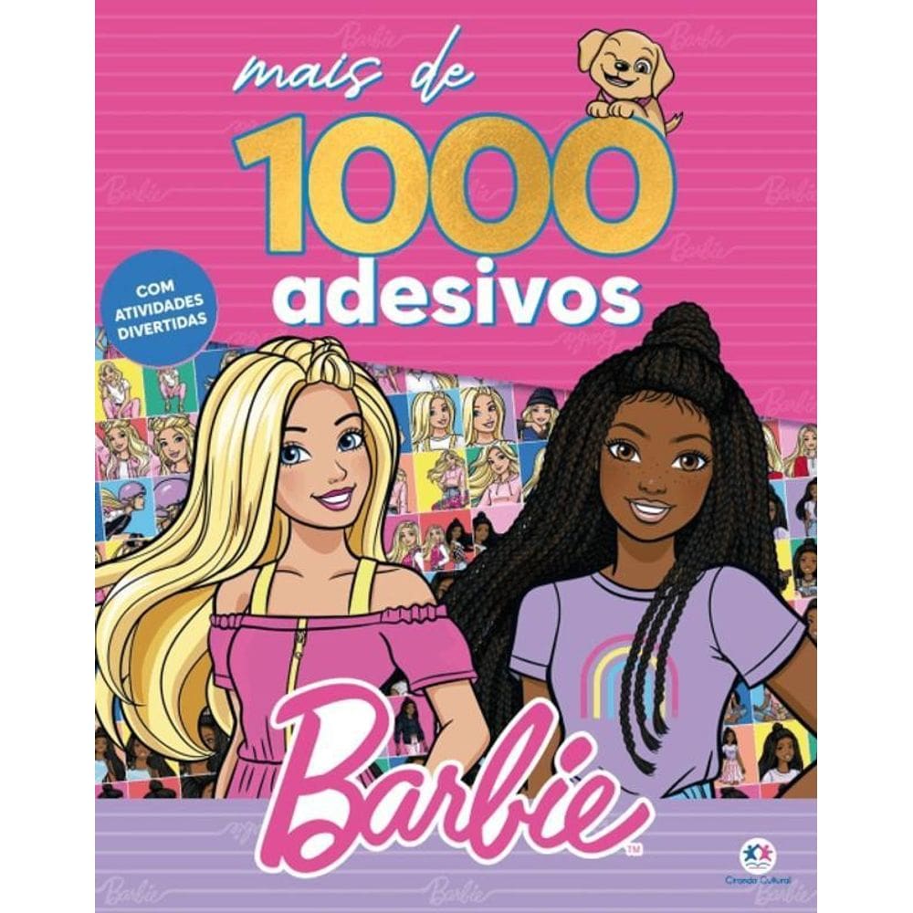 Mais De 1000 Adesivos Com Atividades Divertidas - Barbie
