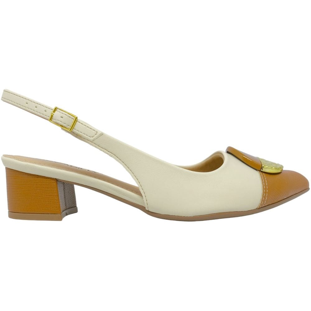 Sapato Chanel Feminino Casual Dia a Dia Passeio Trabalho Conforto Salto Baixo Piccadilly 739091