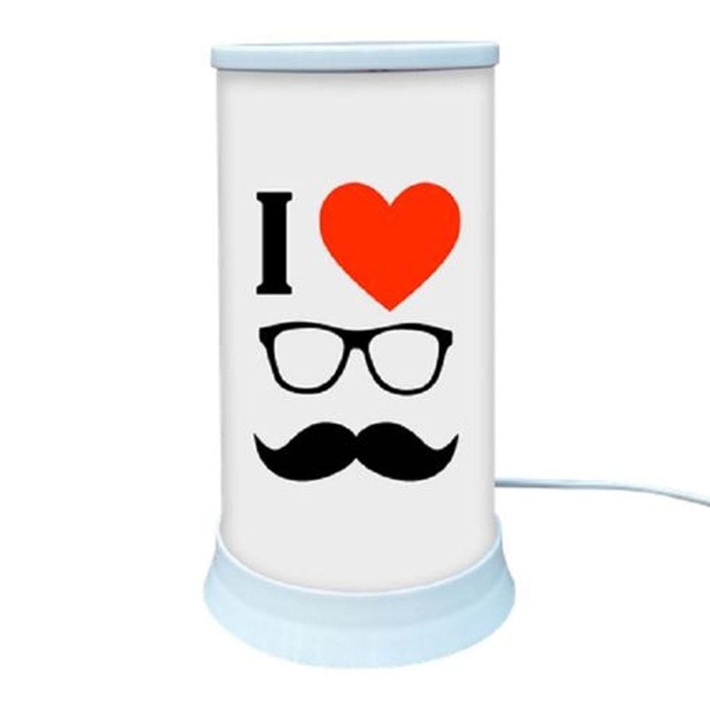 Luminária De Mesa Hug Pai Mustache