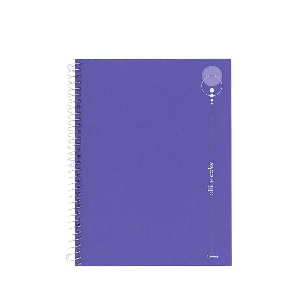 Caderno Universitario 1 Materia Office Color Roxo Foroni