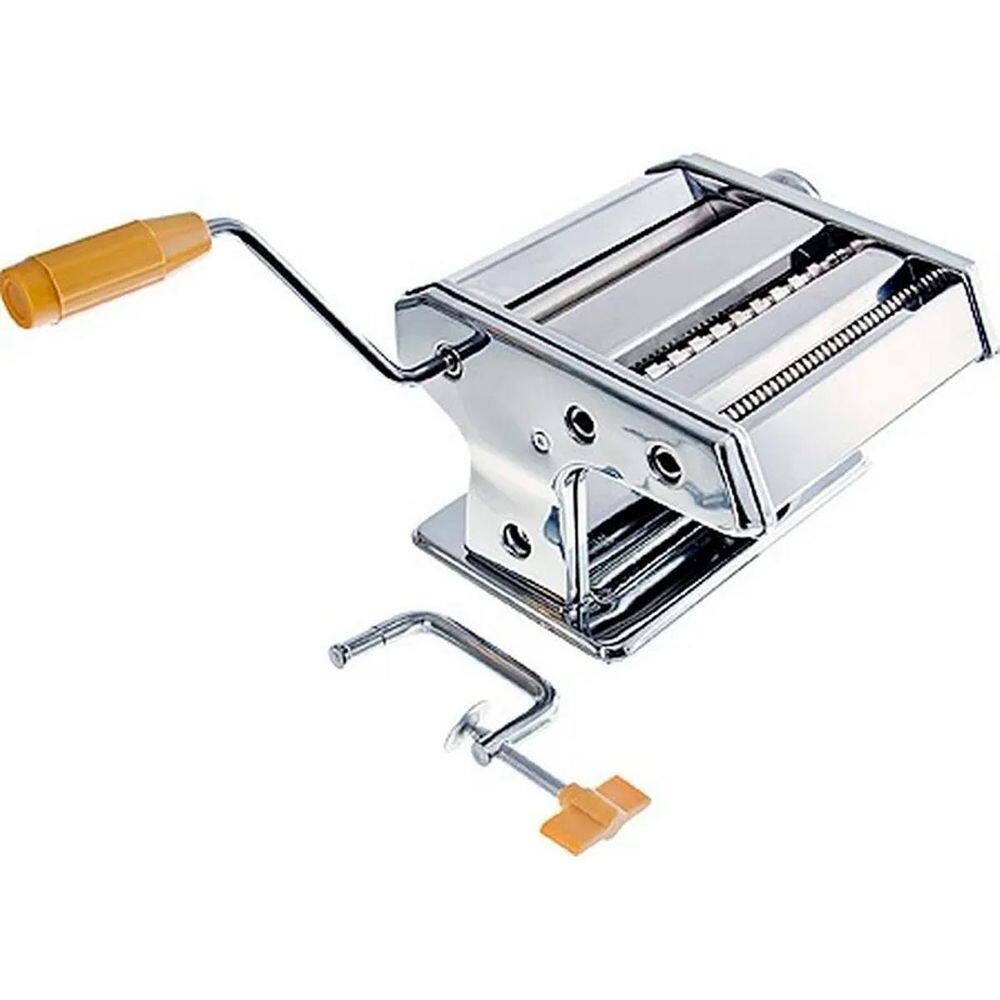 Maquina De Macarrão Tipos Prateado Manual Cortador