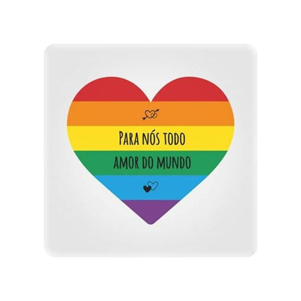 Luminária Box Slim Todo Amor Do Mundo Usb