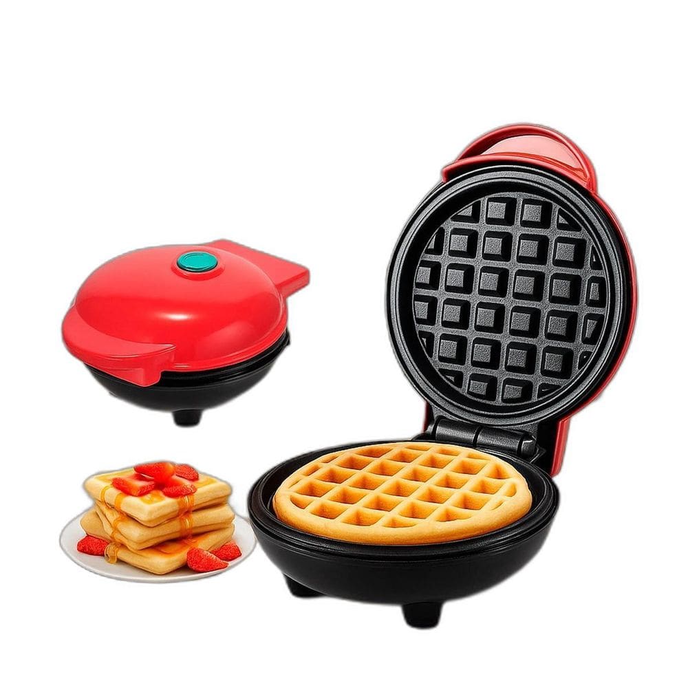 Mini Waffle Máquina Pequena Rápida E Muito Funcional 110V