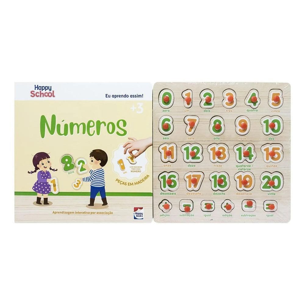 Livro Eu Aprendo Assim - Números - Happy Books
