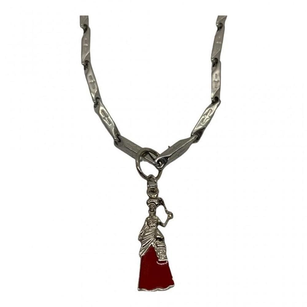 MP - Corrente Metal Com Pingente Umbanda Cand