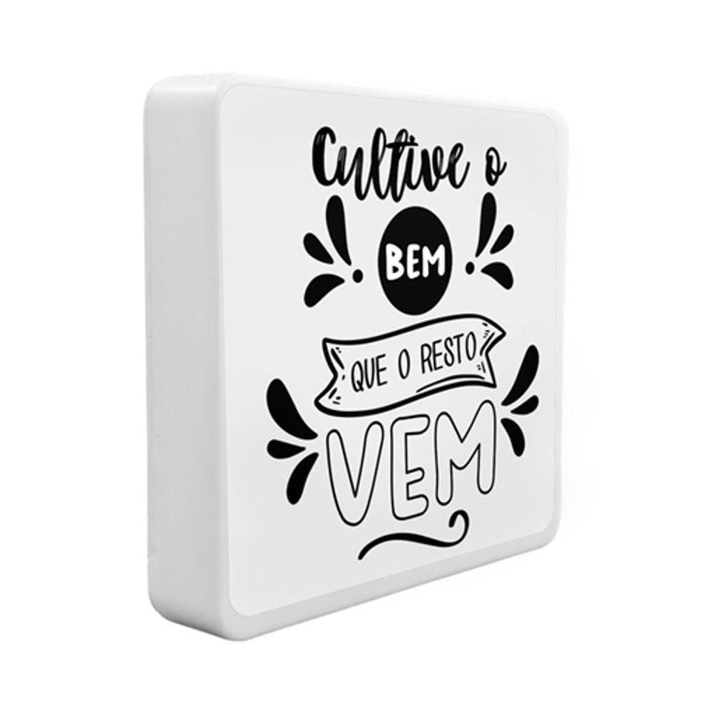 Luminária Box Slim Cultive O Bem Usb