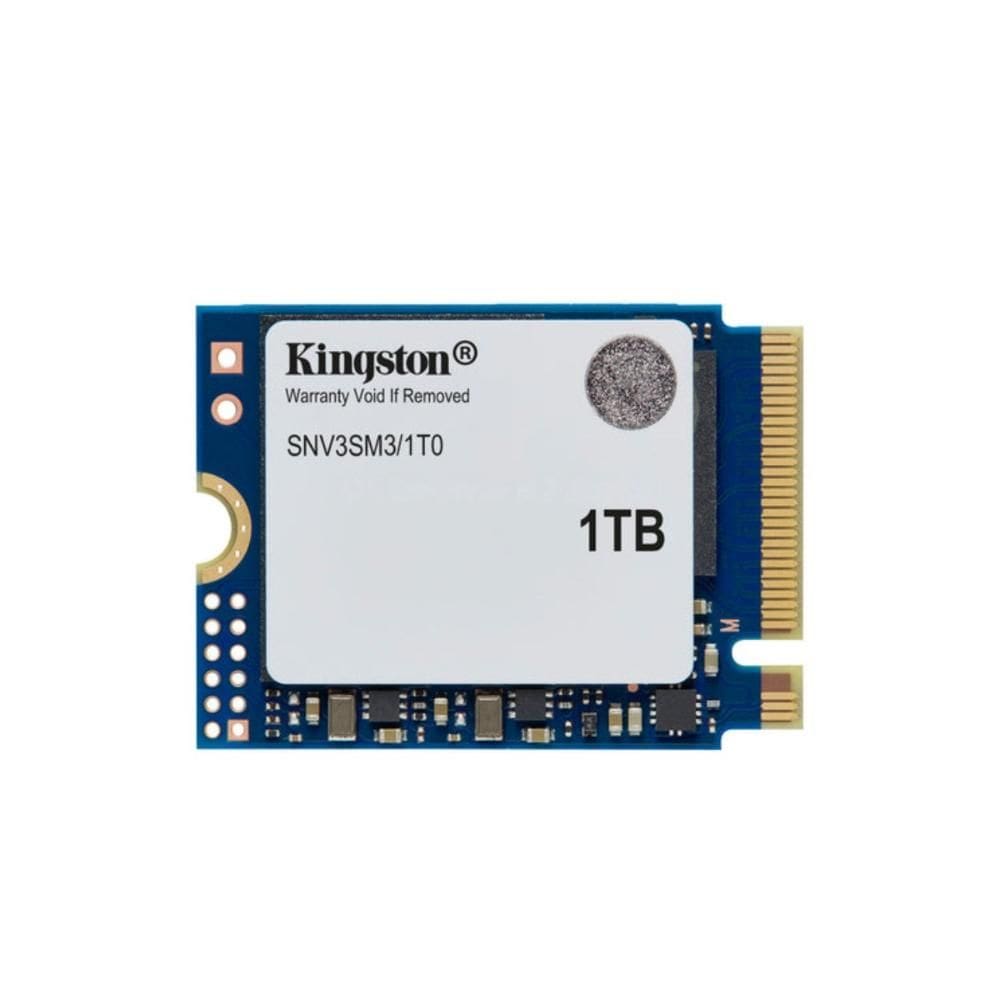 SSD M.2 1TB Kingston NV3 - NVMe - Leitura 6000MB/s - Gravação 4000MB/s - Formato 2230 SNV3SM3/1T0