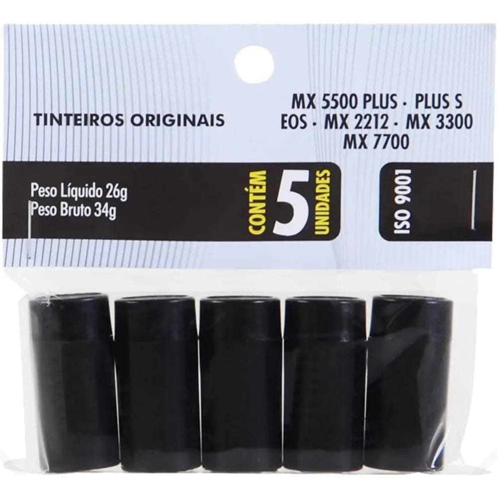 Tinteiro Fixxar Etiquetadora Mx5500 Mx2212 5 Un