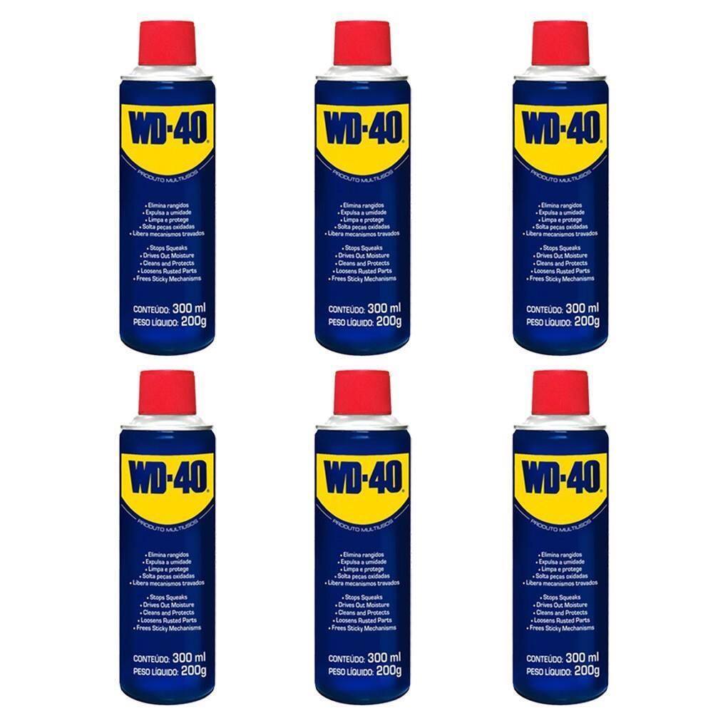 Óleo Lubrificante Desengripante Multiuso 300Ml 6Un - Wd-40