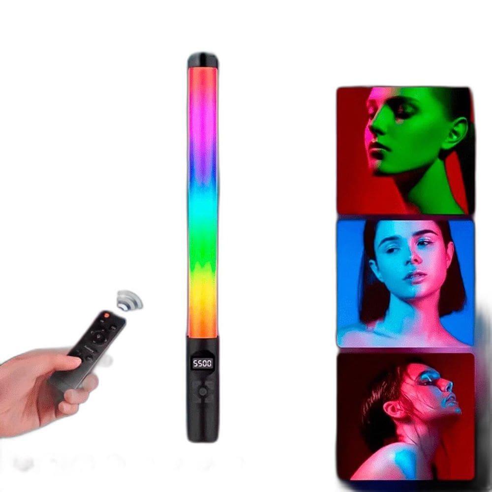 Bastão Led Rgb Com Efeitos Para Criações Artísticas
