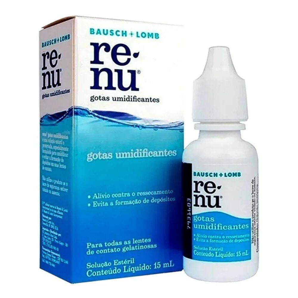 2X Renu Gotas Umidificante 15Ml - Bausch & Lomb