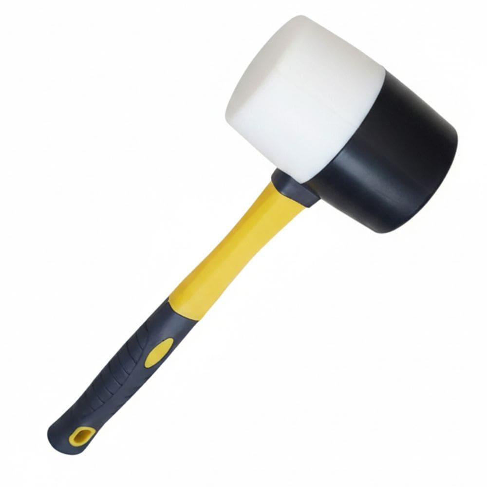 Martelo Assentar Piso Cemarica Borracha Marreta Ergonomica Reparo Chao Mercenaria Montagem Manutençao Moveis Obra