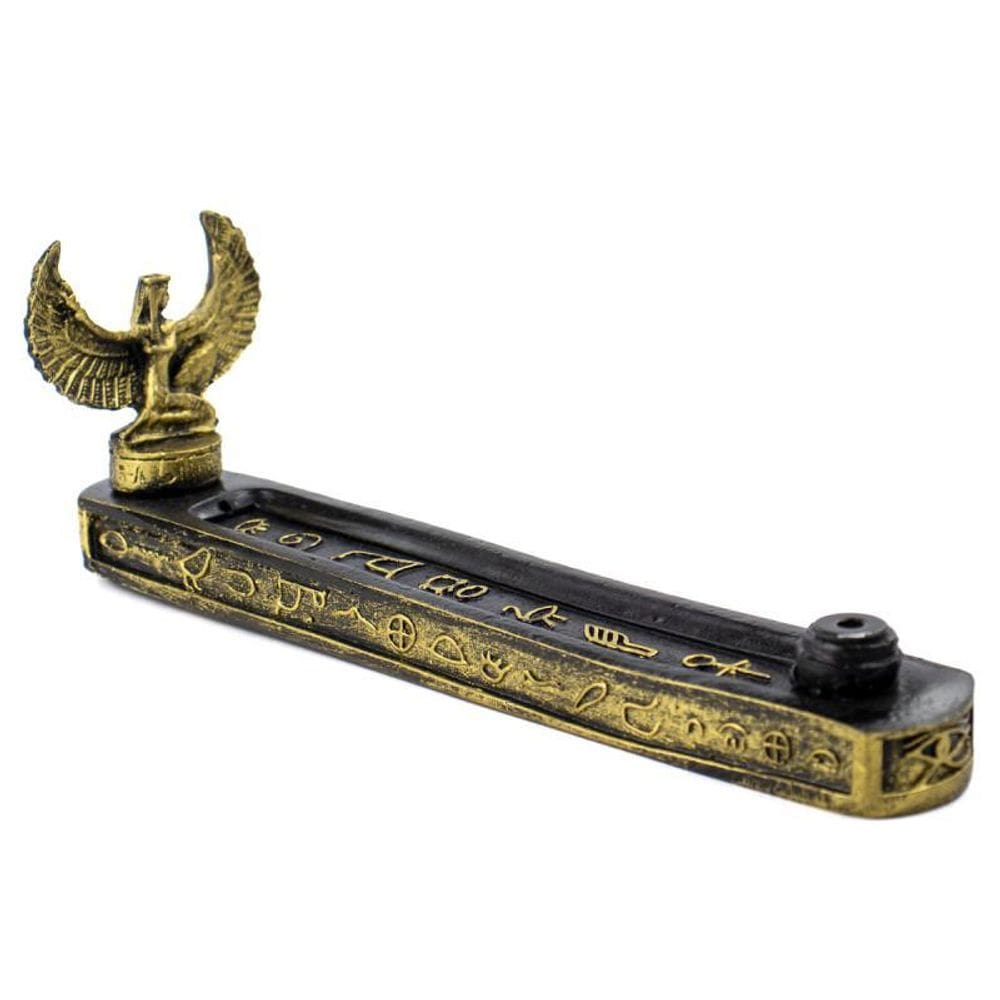 Incensário Bastet Anúbis Tutankamon Isis 24Cm - Escolha Seu