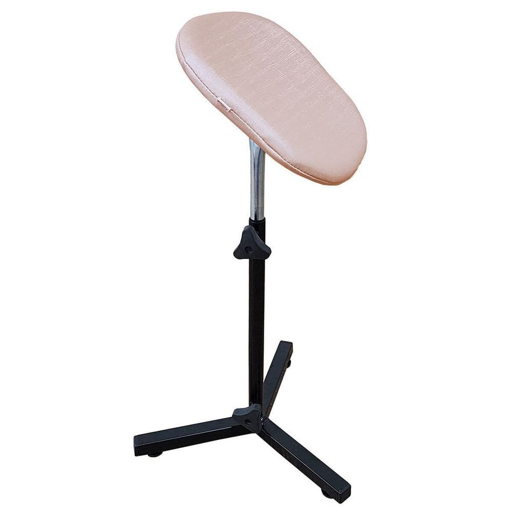 Suporte Parapé Tripé Desmontável Articulável Almofada Rosê