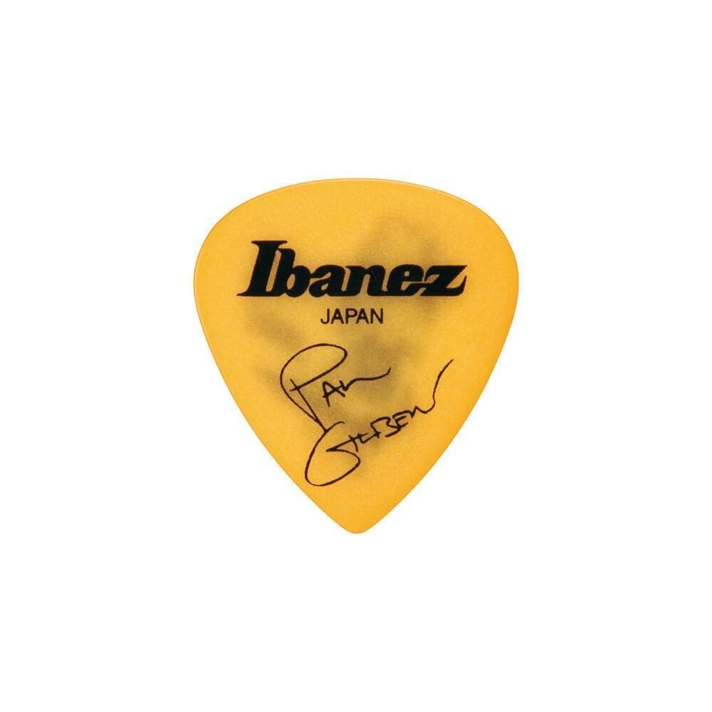 Palheta Ibanez Paul Gilbert Signature 1,0Mm Amarela 6 Unid