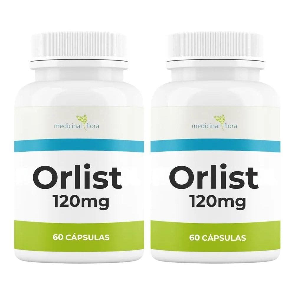 2X Kit 2 Orlist 120Mg Concentrado Natural Intestino 60 Cápsu