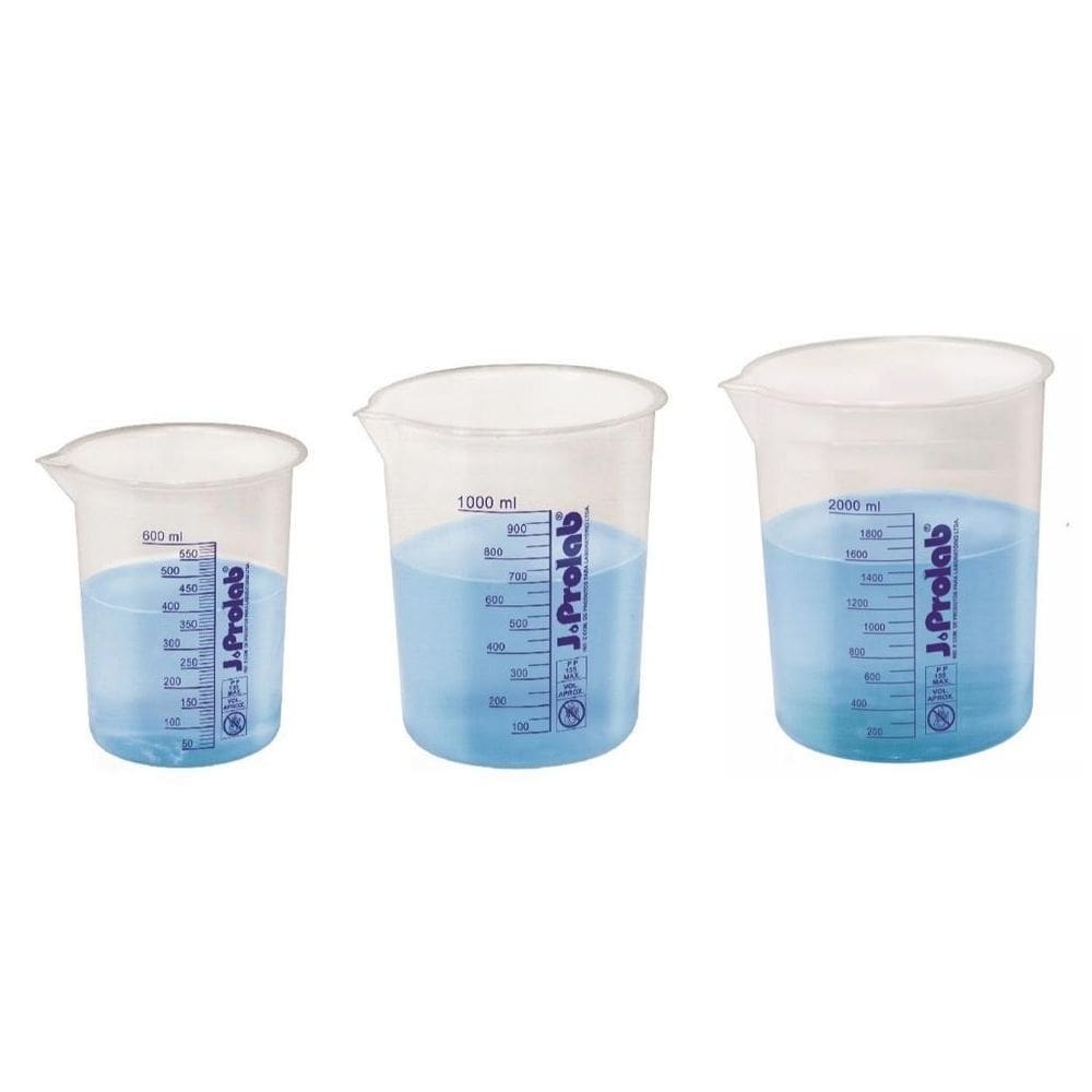 Kit Bequer Becker Plástico Pp- Tamanhos Variados +