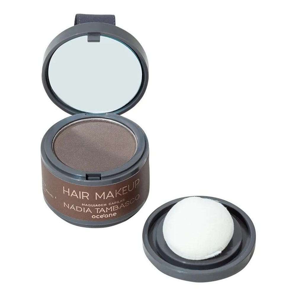 2X Maquiagem Capilar Cor Castanho Escuro Océane Hair Makeup