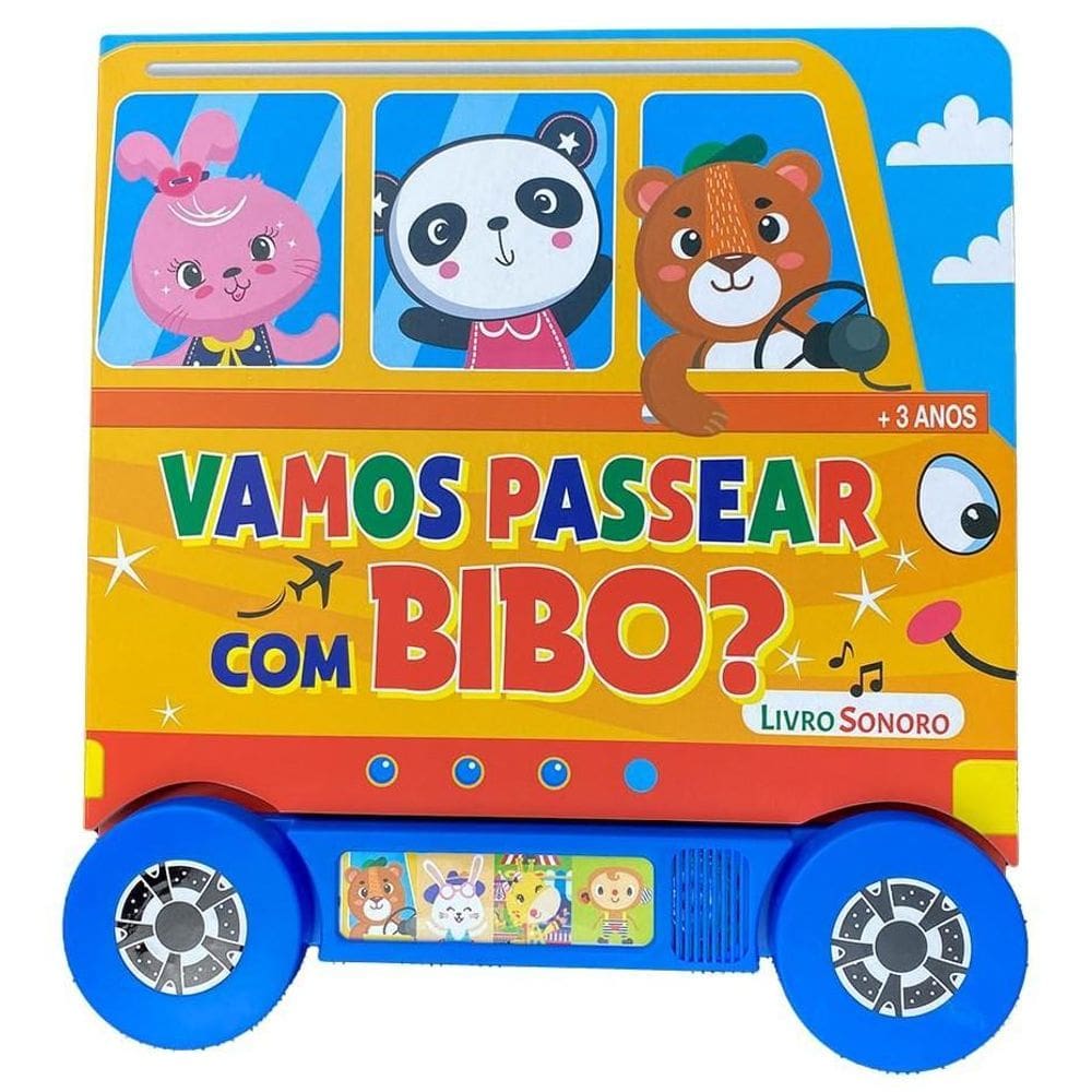 Livro Sonoro - Vamos Passear Com Bibo