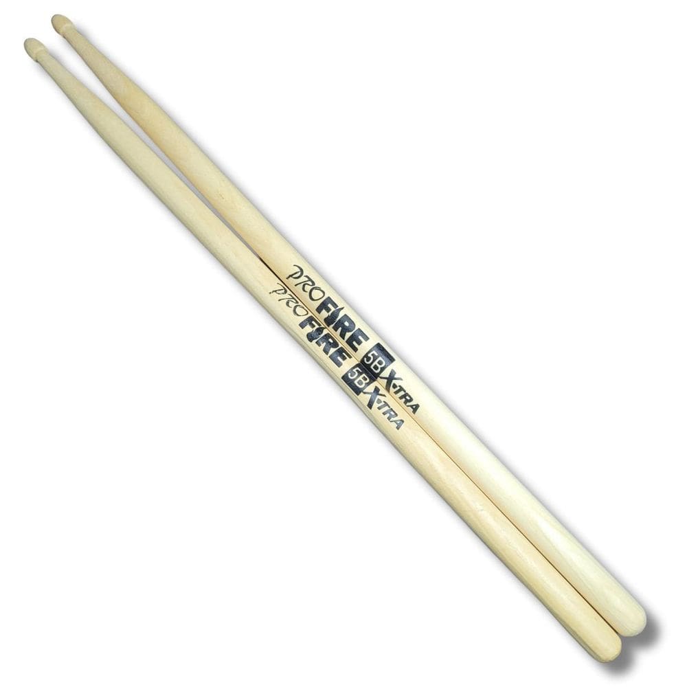Baqueta 5B Pro Fire Xtra Longa Ponta Madeira Par By Spanking