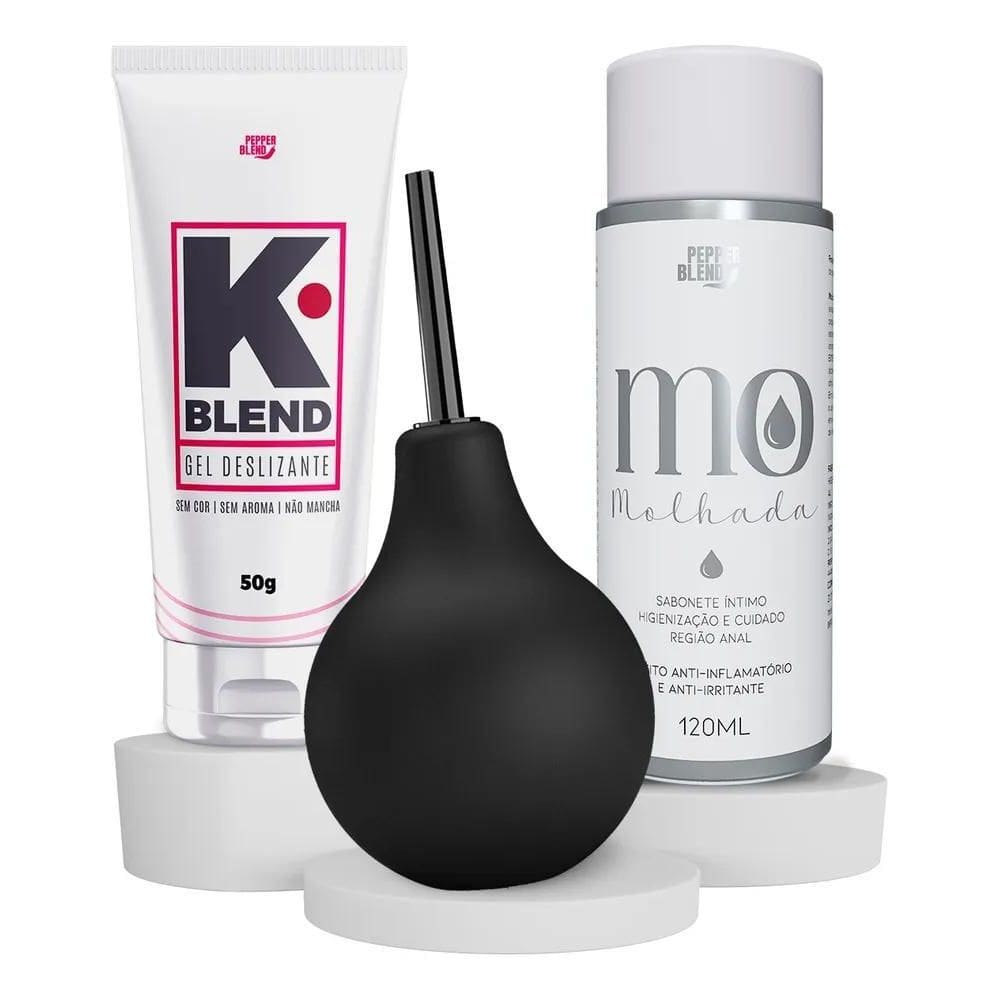 2X Ducha Íntima Ginecológica Enema Gel Sabonete Procto Higie