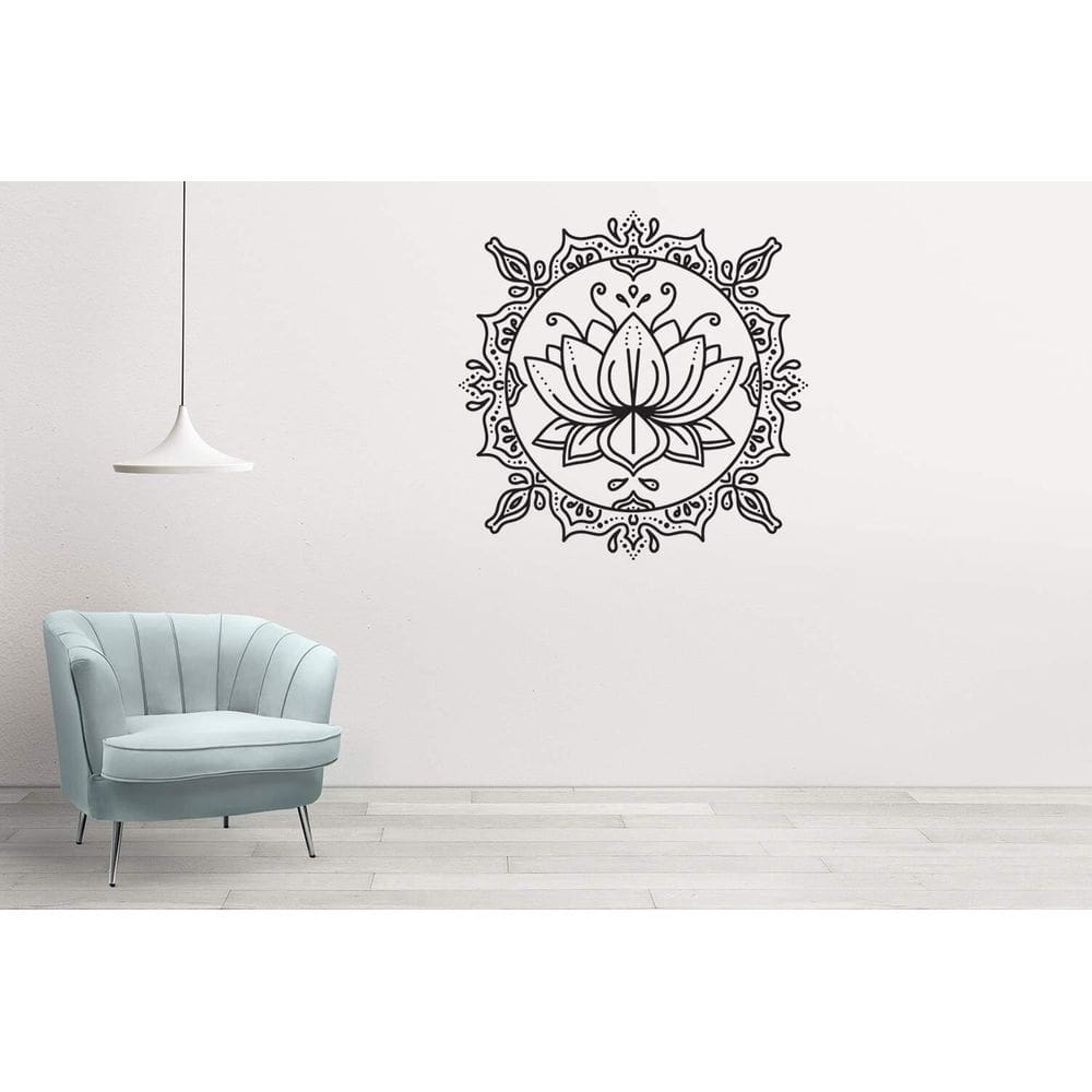 Adesivo De Parede Mandala Lotus