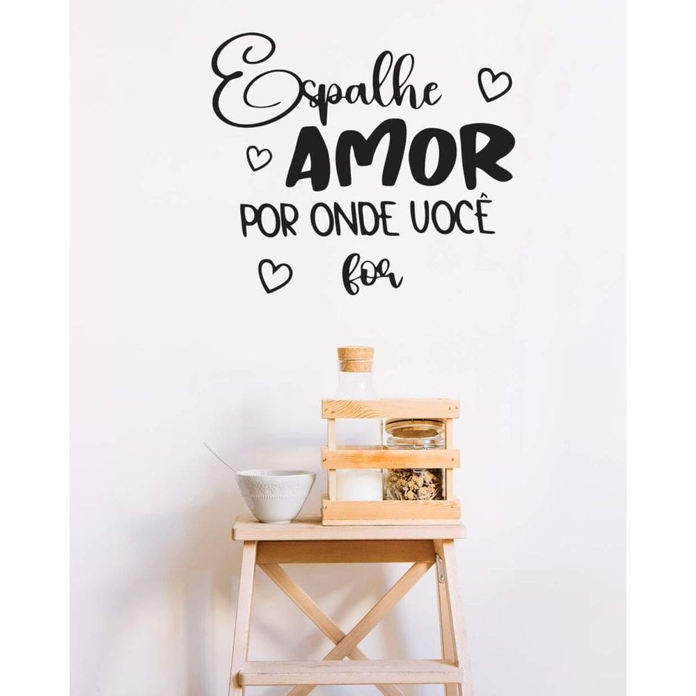 Adesivo De Parede Espalhe Amor