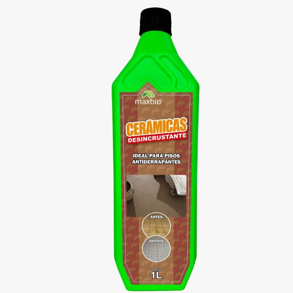 Limpa Ceramicas Desincrustantes 1Lt Maxbio Pos Obra