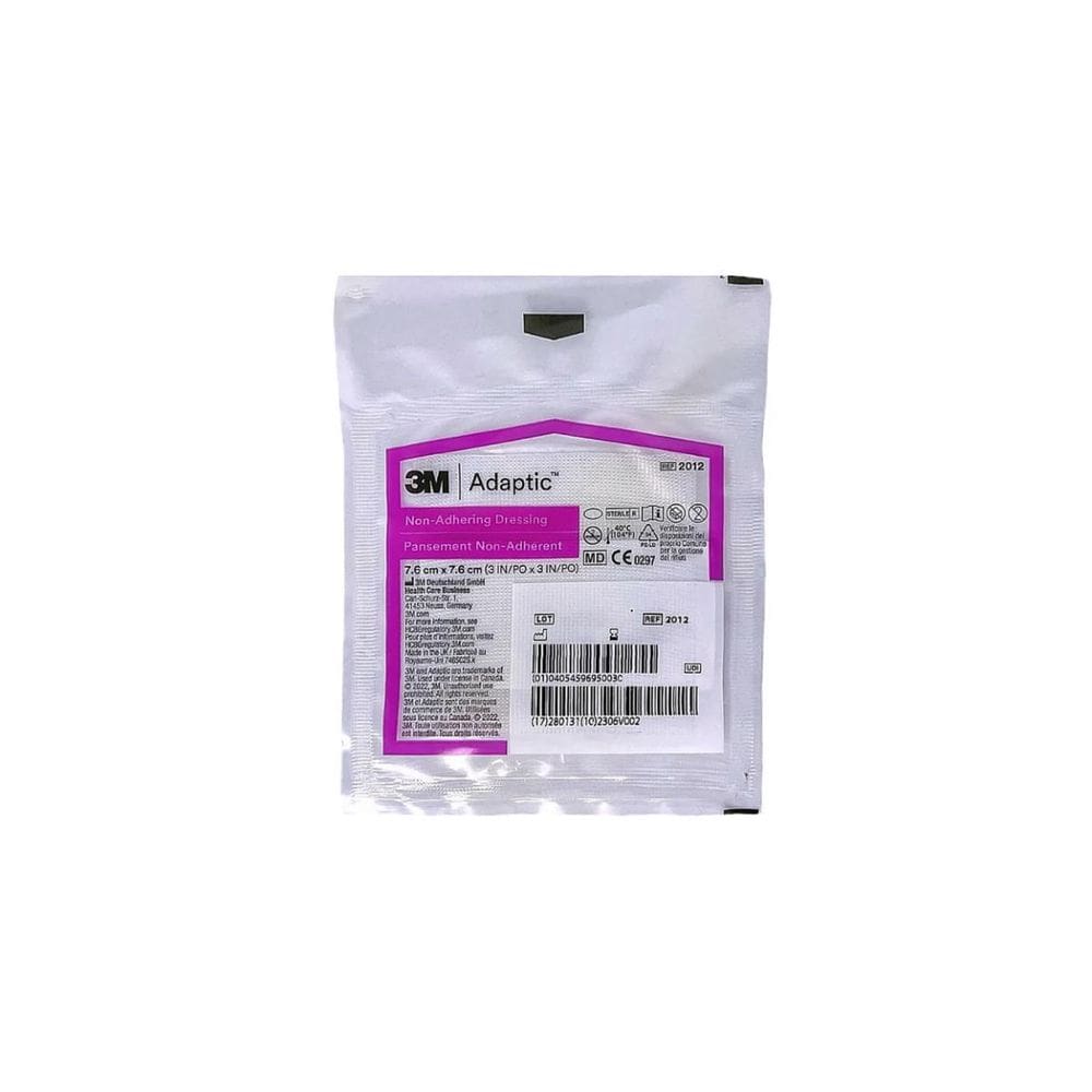 Curativo Não Aderente Adaptic 7,6 X 7,6Cm 3M