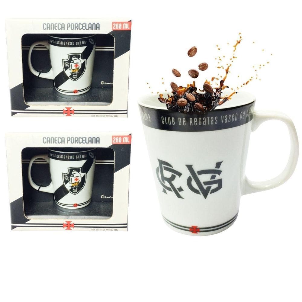 MP - Kit 2Un Caneca Xi cara Porcelana Reforc