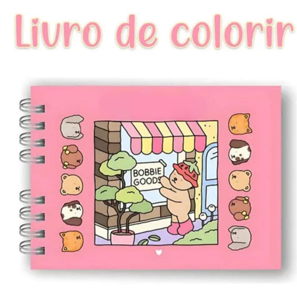 Livro Colorir Bobbie Goods Capa Dura 2025