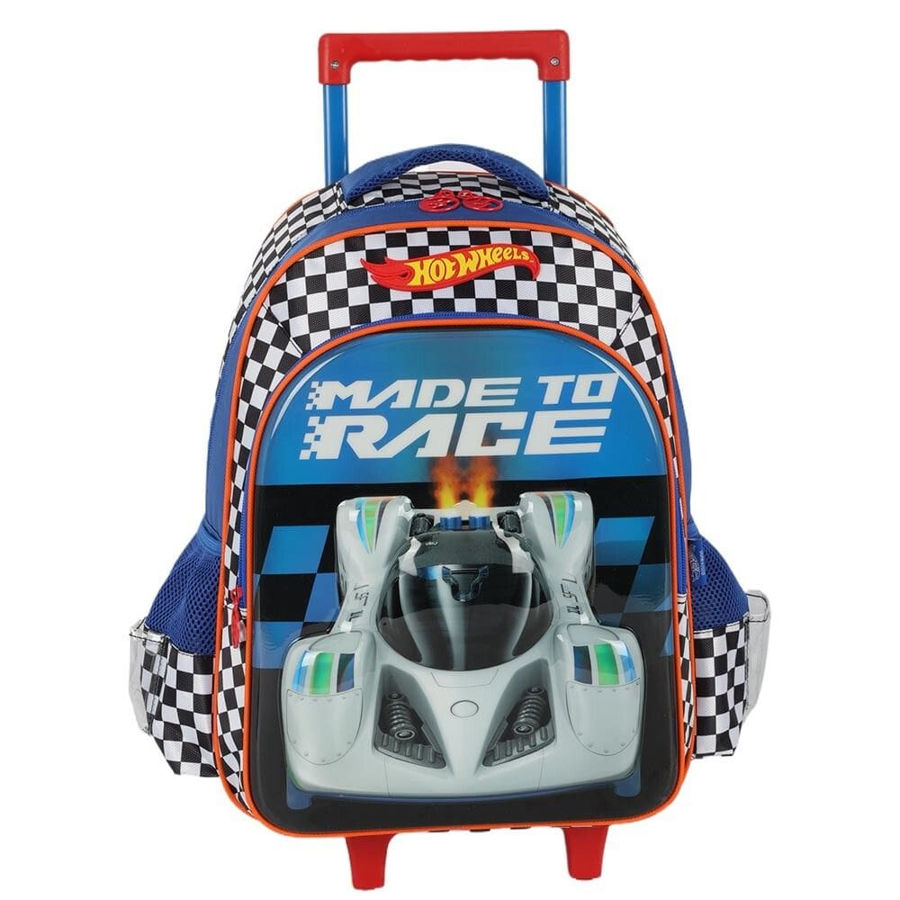 Mochila de Rodinha - Hot Wheels MTR - Azul - Luxcel