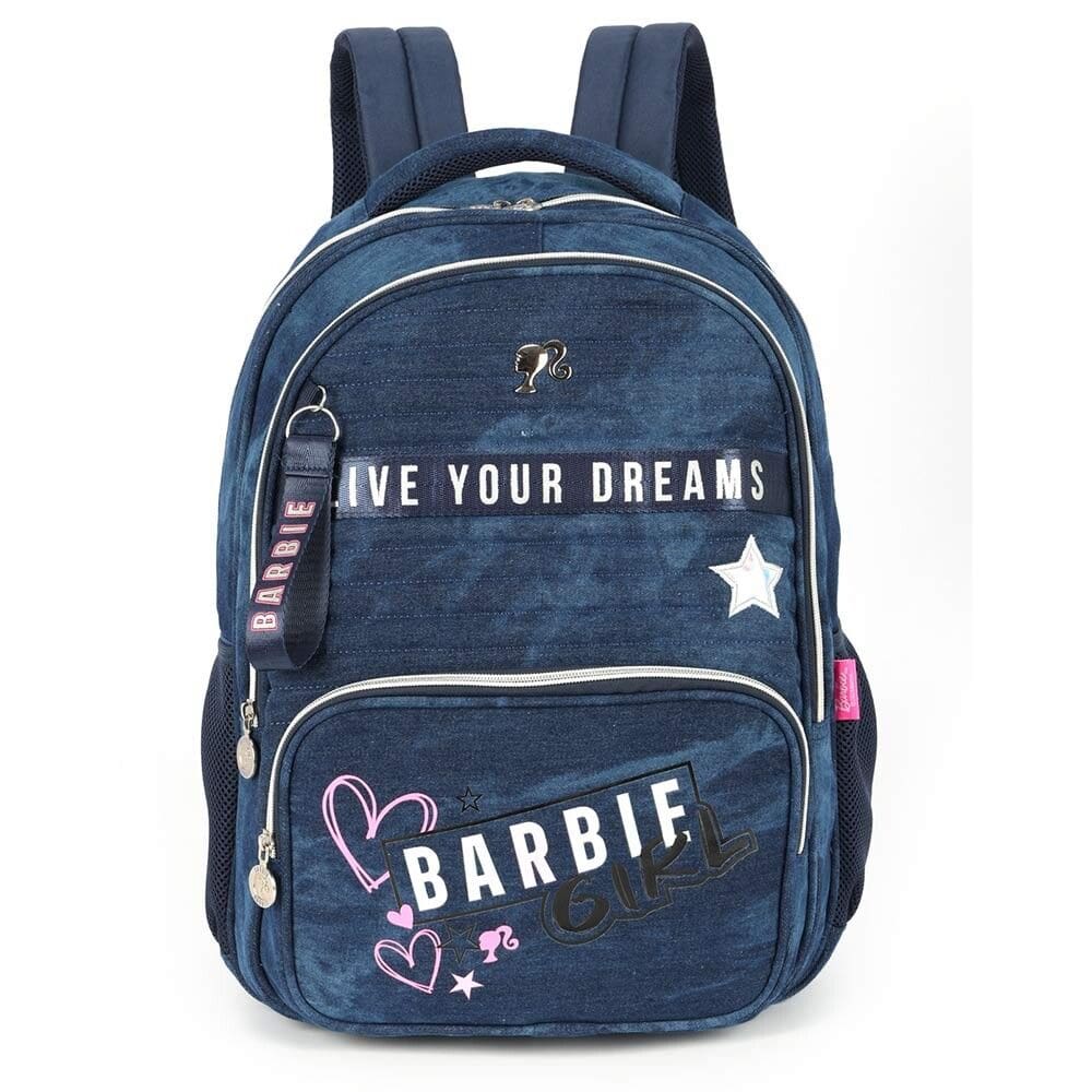 Mochila de Costas - Barbie - Live Your Dreams - Azul - Luxcel