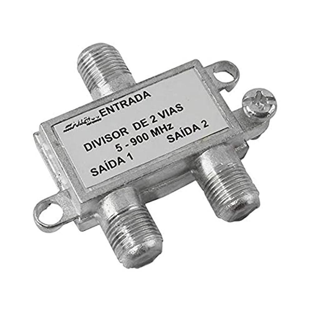 Divisor De Sinal  Para Antena 2 Vias - 5-900 Mhz - Pix