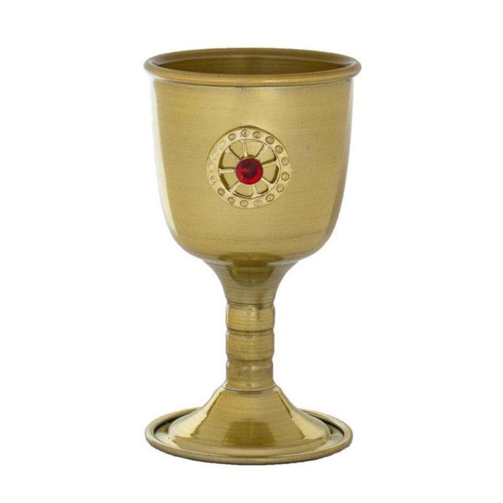 Cálice Ritual Umbanda Alumínio 14Cm 200Ml - Escolha A Cor