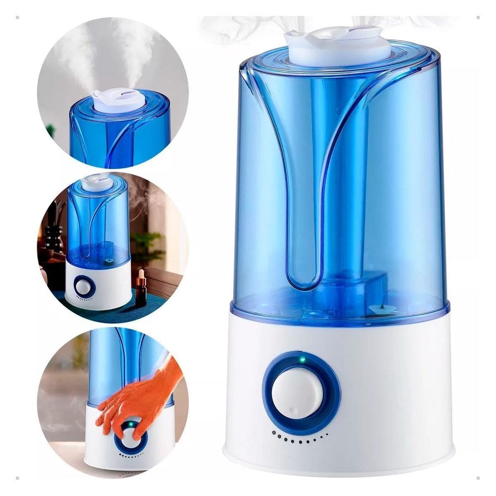 Umidificador De Ar 3.5L Ultrassônico Com Purificador De Ambientes E Saúde