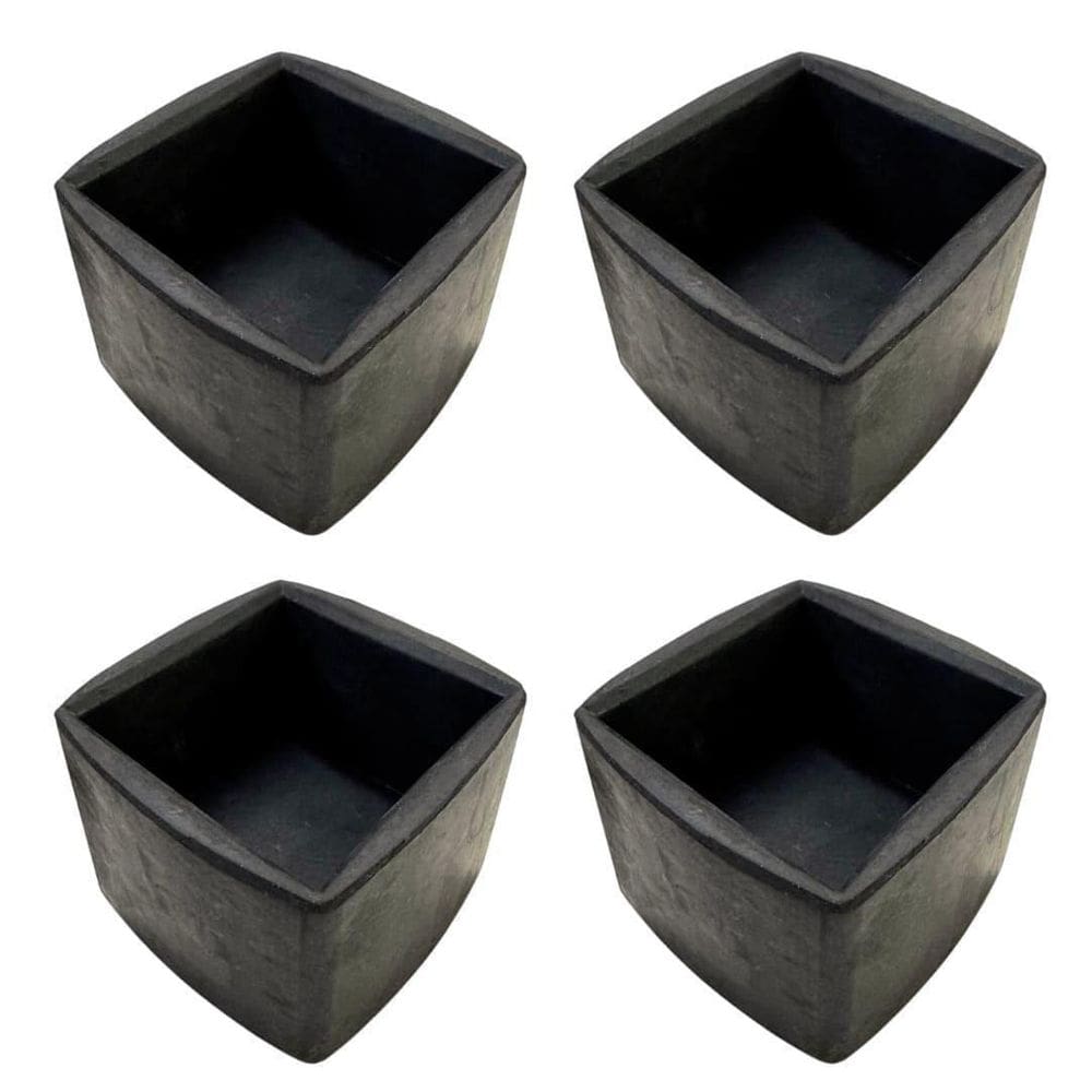 Kit 4 Borrachas Pés Fixos Para Palco Praticável 4 Unidades