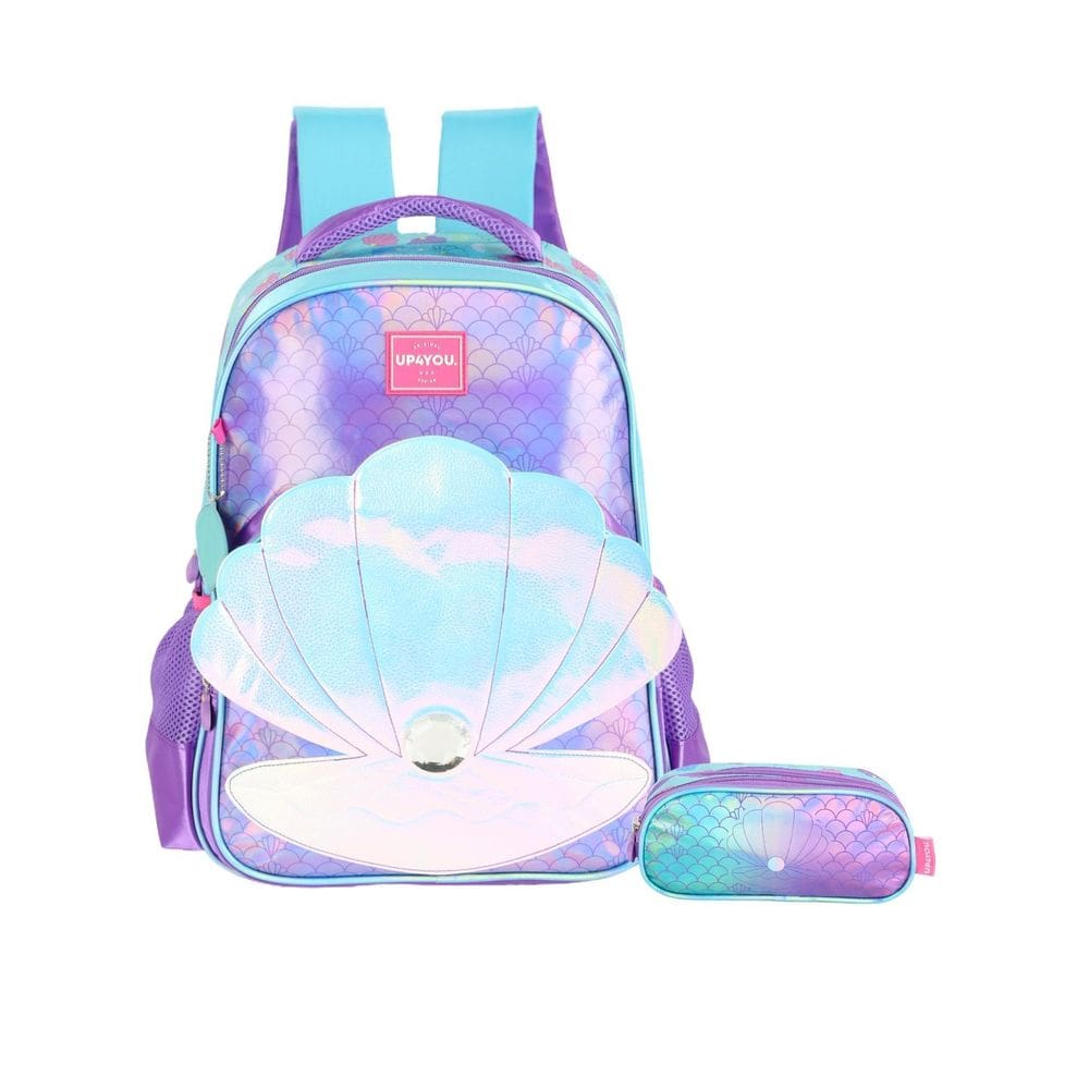 MP - Kit Escolar Concha Mochila Costas   Esto